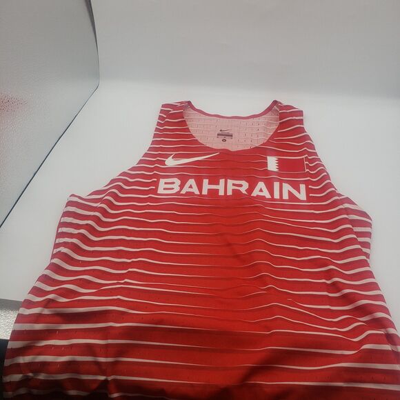 NikeNEW Nike Pro Elite Bahrain Track Running Singlet Tank CI6344-XXX Size M  Red - Picture 1 of 9
